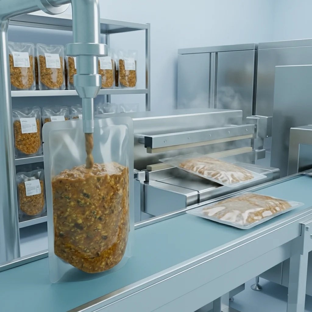 Products | nourivocheflessfoodi.com Commercial Retort Pouch Filling